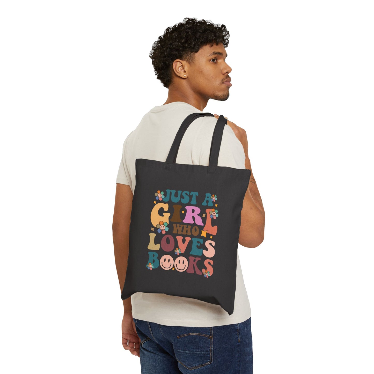 Just A Girl Who Loves Books Tote Bag