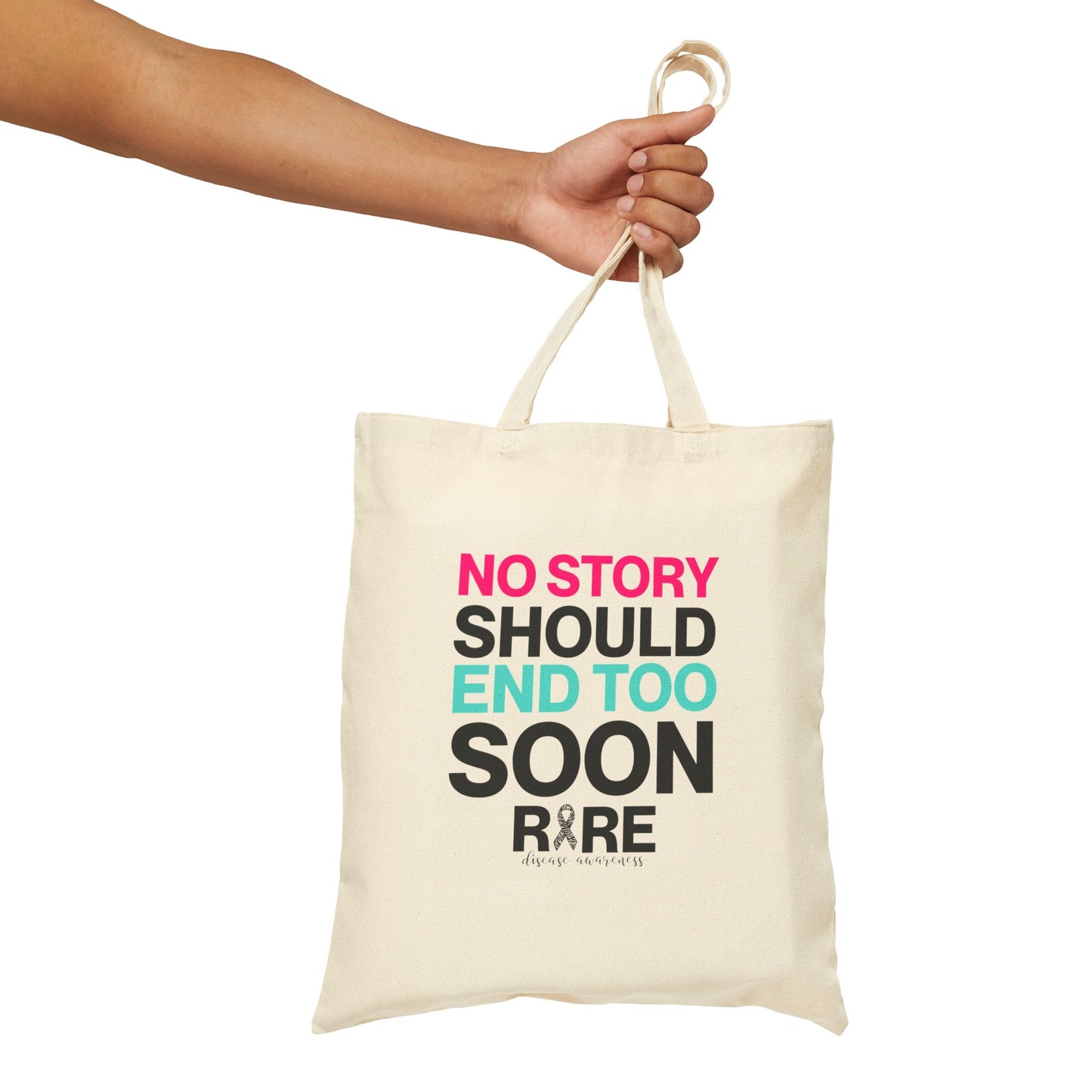Rare Disease Awareness Cotton Tote Bag