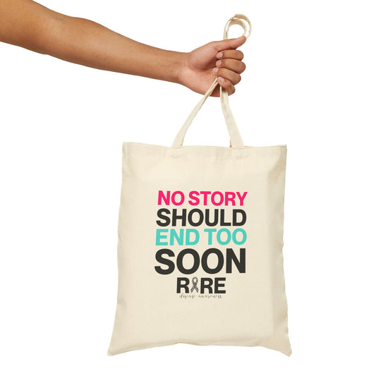 Rare Disease Awareness Cotton Tote Bag
