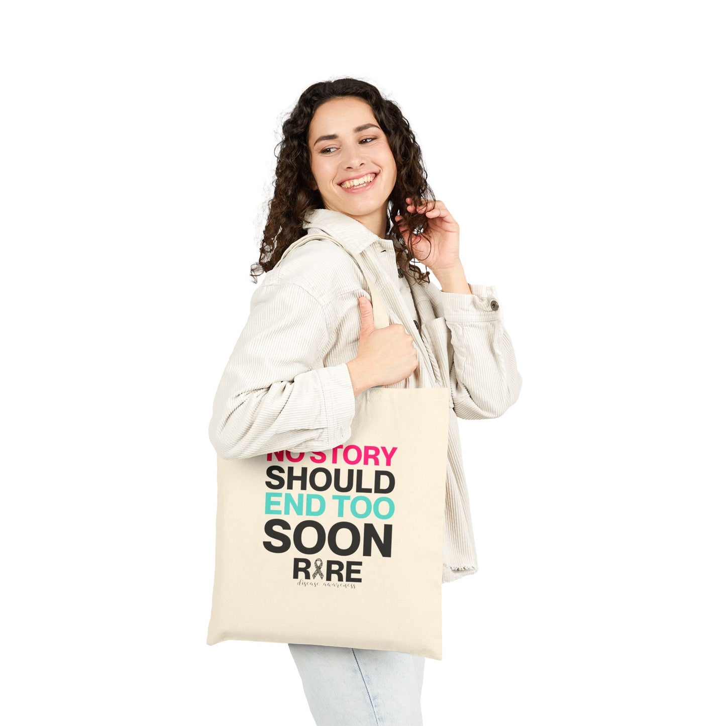 Rare Disease Awareness Cotton Tote Bag